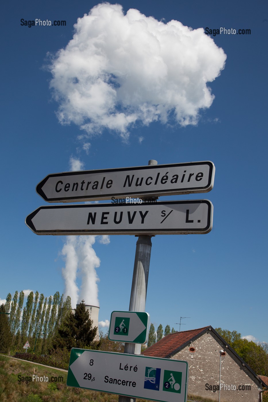 CENTRALE NUCLEAIRE DE BELLEVILLE-SUR-LOIRE, CHER (18), FRANCE 
