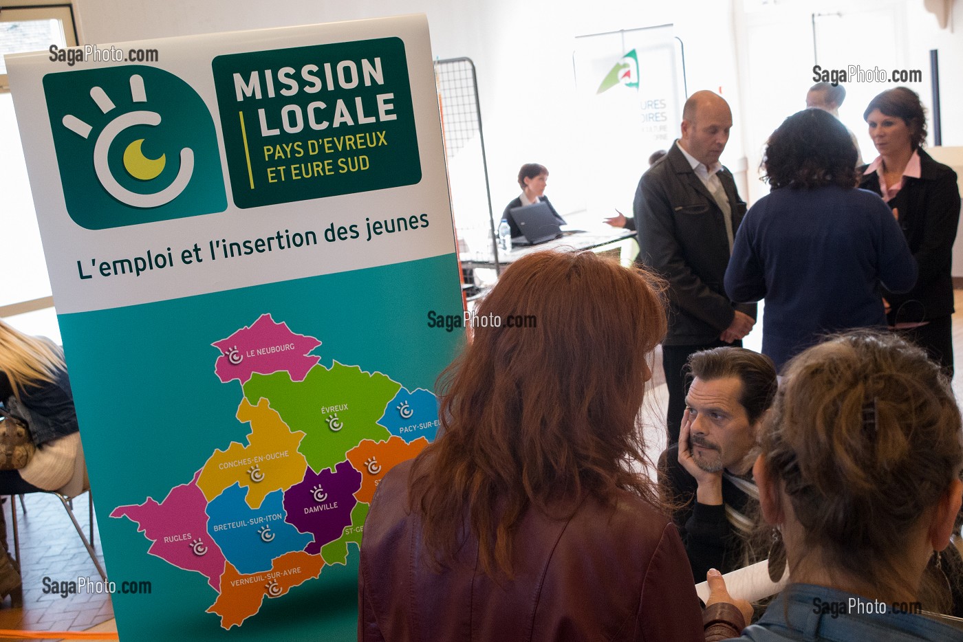 MISSION LOCALE, SALON DE L'EMPLOI, RUGLES (27), FRANCE 