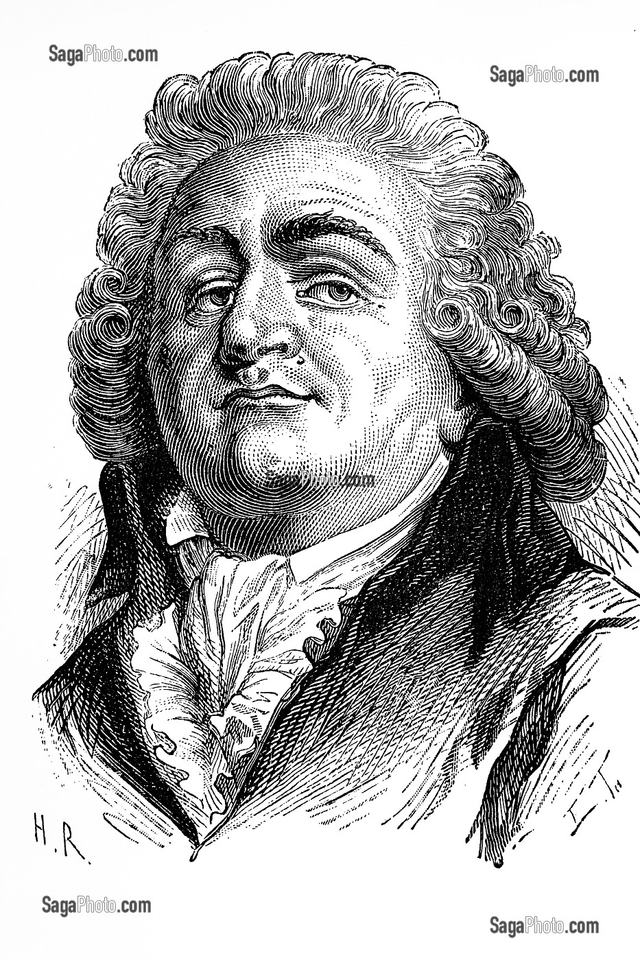 HONORE GABRIEL RIQUETTI, COMTE DE MIRABEAU (1749-1791), REVOLUTIONNAIRE FRANCAIS, ECRIVAIN, JOURNALISTE ET HOMME POLITIQUE, MUSEE DU COMPA, CONSERVATOIRE DE L'AGRICULTURE, CHARTRES (28), FRANCE 