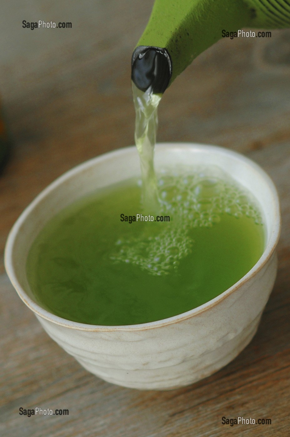 photo de PREPARATION DU THE VERT JAPONAIS DE HAUTE QUALITE (GYOKURO) AU GOUT D’ALGUE TRES DOUX