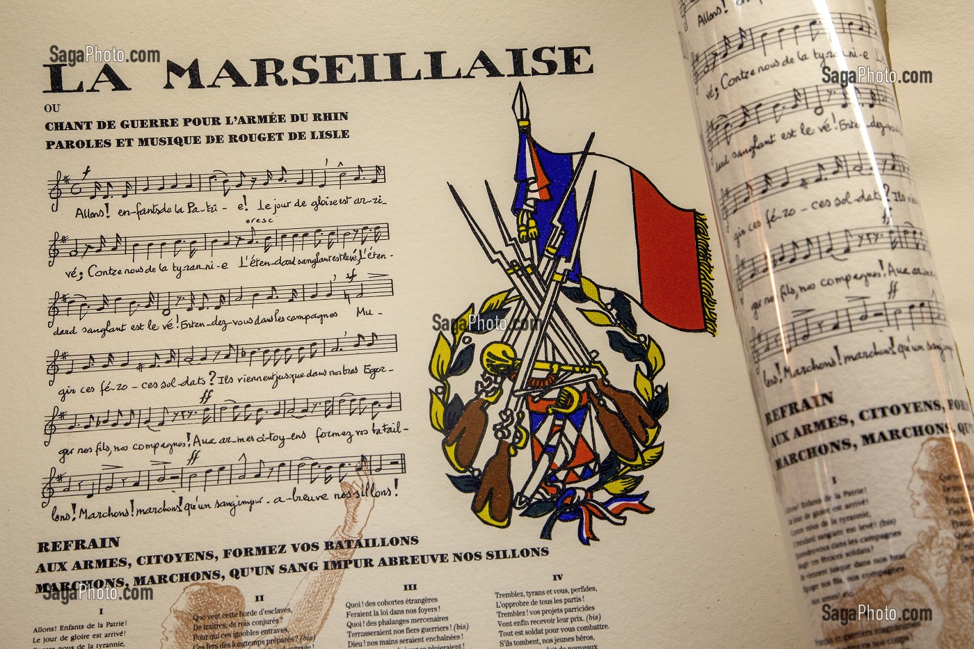 photo de LA MARSEILLAISE, CHANT DE GUERRE REVOLUTIONNAIRE POUR L'ARMEE