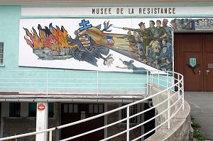 MUSEE DE LA RESISTANCE, VASSIEUX-EN-VERCORS, VERCORS, DROME (26), FRANCE 