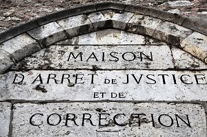 FACADE DE LA MAISON D'ARRET DE JUSTICE ET DE CORRECTION, CHARTRES, EURE-ET-LOIR (28), FRANCE 