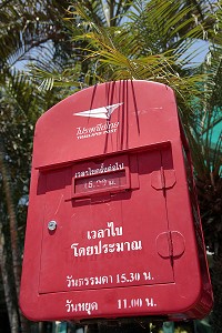 BOITE AUX LETTRES DE LA POSTE THAILANDAISE, THAILANDE 