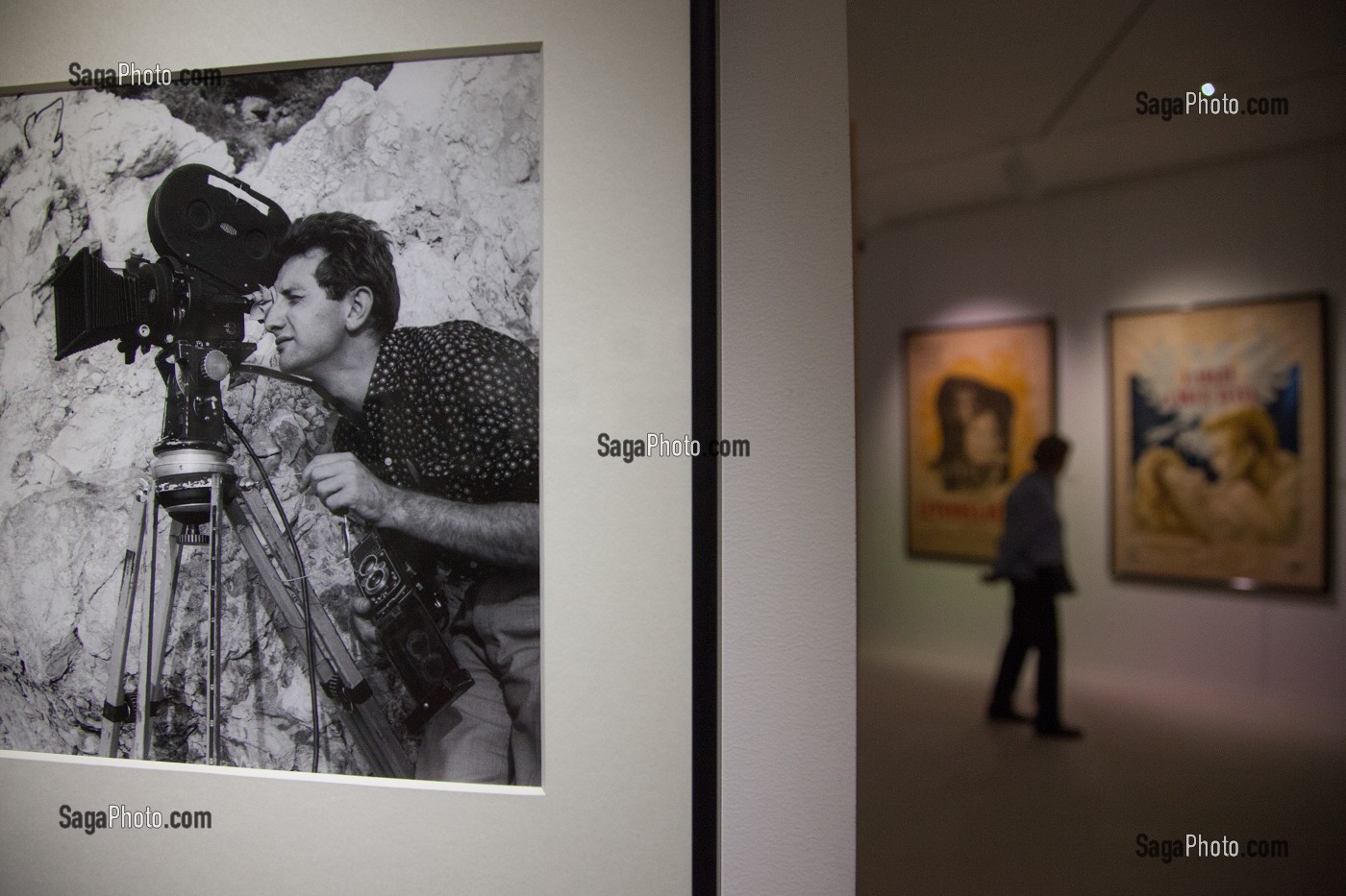 PHOTO DE TOURNAGE DE LUCIEN CLERQUE ET, MUSEE JEAN COCTEAU, COLLECTION SEVERIN WUNDERMAN, MENTON, ALPES-MARITIMES (06), FRANCE 