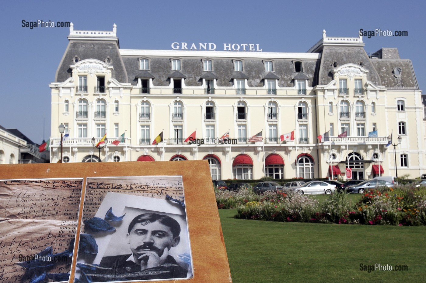 LE GRAND HOTEL ET MARCEL PROUST, CABOURG, CALVADOS (14), NORMANDIE, FRANCE 