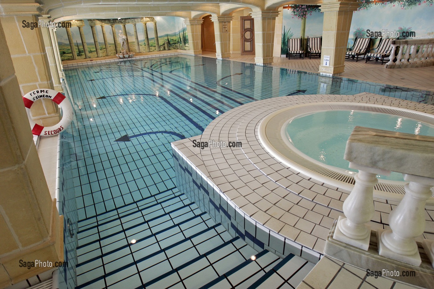 LE SPA, PARMI LES PLUS BEAUX D'EUROPE, HOTEL RESTAURANT 'LA FERME SAINT-SIMEON', HONFLEUR, CALVADOS (14), NORMANDIE, FRANCE 