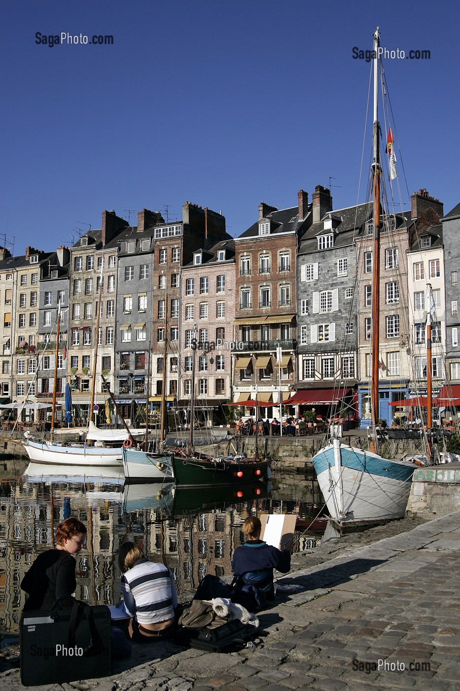 LE VIEUX BASSIN, HONFLEUR, CALVADOS (14), NORMANDIE, FRANCE 