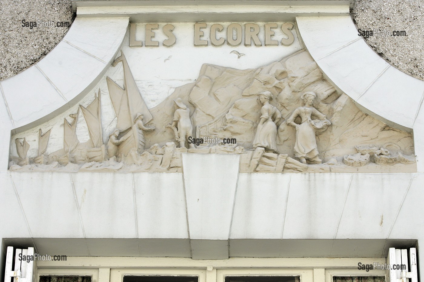 LA RUE DES ECORES, TROUVILLE-SUR-MER, CALVADOS (14), NORMANDIE, FRANCE 