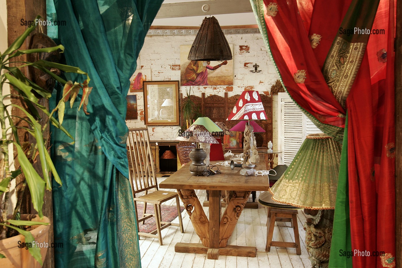 VERANDAH, TROUVILLE-SUR-MER, CALVADOS (14), NORMANDIE, FRANCE 