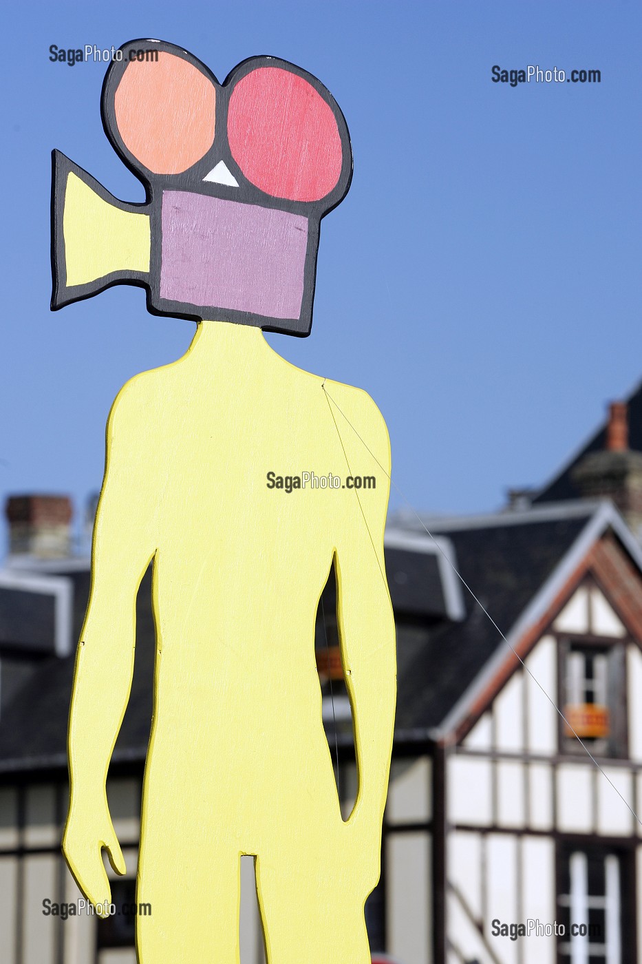 LOGO DE FESTIVAL 'OFF COURT', TROUVILLE-SUR-MER, CALVADOS (14), NORMANDIE, FRANCE 