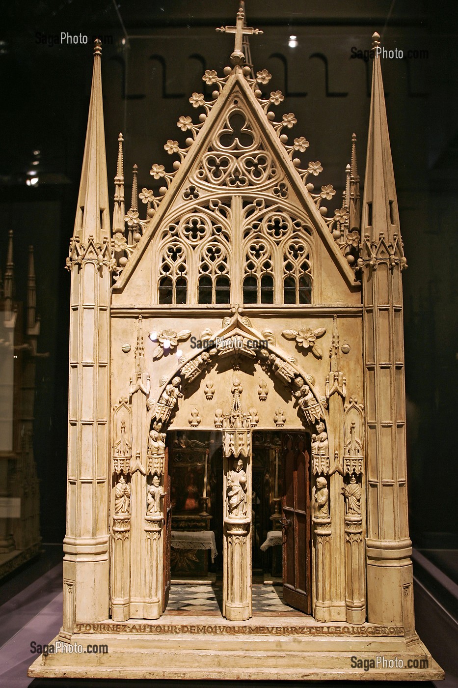 SAINTE-CHAPELLE DE BOURGES, MUSEE DU BERRY, HOTEL CUJAS, BOURGES, CHER (18), FRANCE 