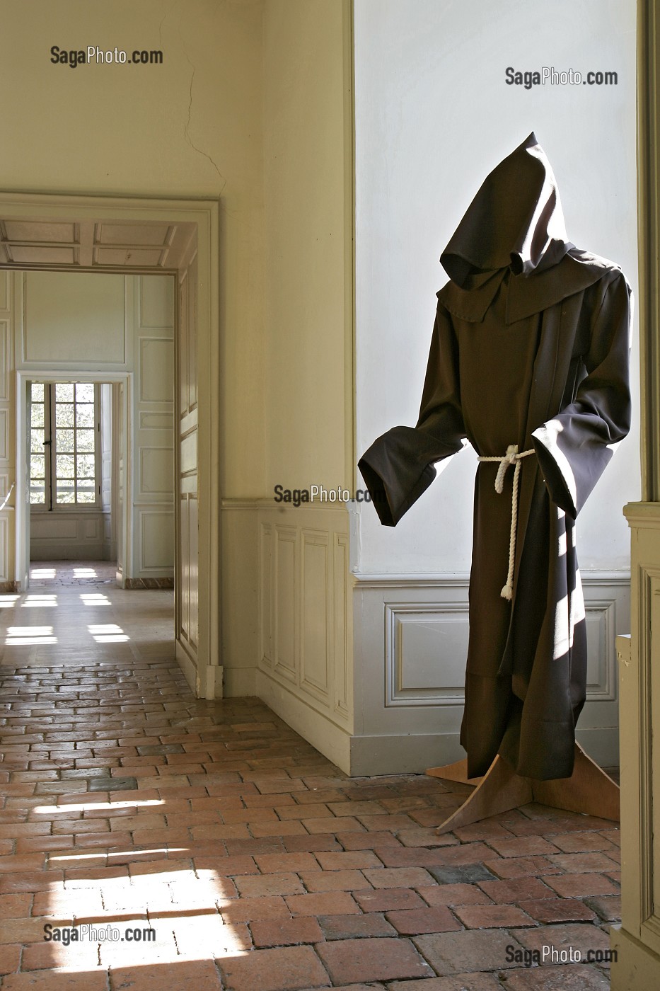 DORTOIR DES MOINES, INTERIEUR, ABBAYE DE NOIRLAC, CHER (18), FRANCE 