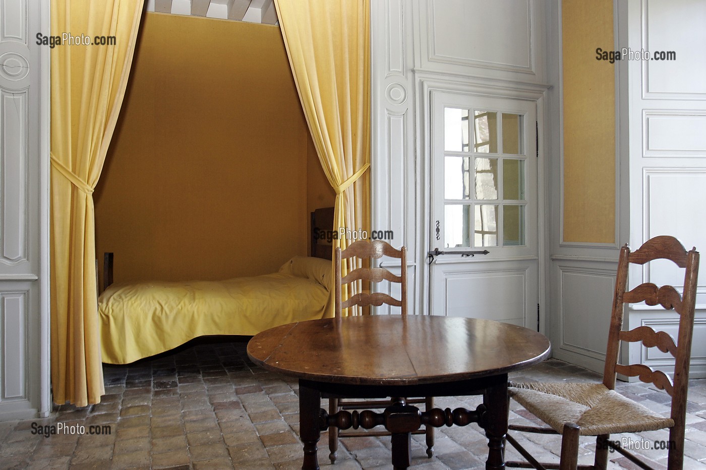 DORTOIR DES MOINES, INTERIEUR, ABBAYE DE NOIRLAC, CHER (18), FRANCE 