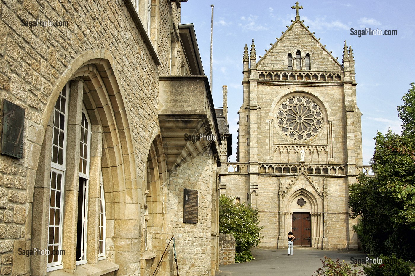 COUVENT FRANCISCAINS DES CORDELIERS, INTRA-MUROS, VILLE MEDIEVALE DE DINAN, COTES D'ARMOR (22), BRETAGNE, FRANCE 