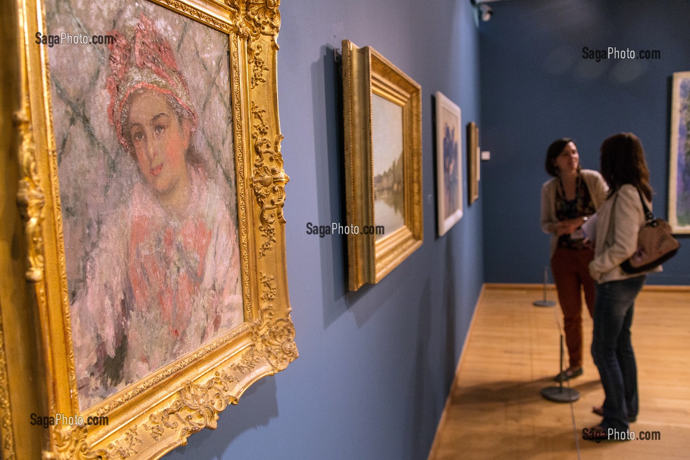 TABLEAU DE BLANCHE HOSCHEDE ENFANT DE CLAUDE MONET, EXPOSITION PERMANENTE, MUSEE DES IMPRESSIONNISMES, GIVERNY, EURE (27), NORMANDIE, FRANCE 
