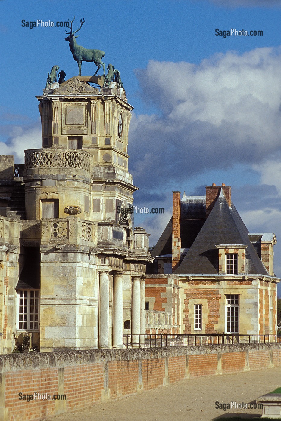 ENTREE DU CHATEAU D'ANET, EURE-ET-LOIR (28), FRANCE 