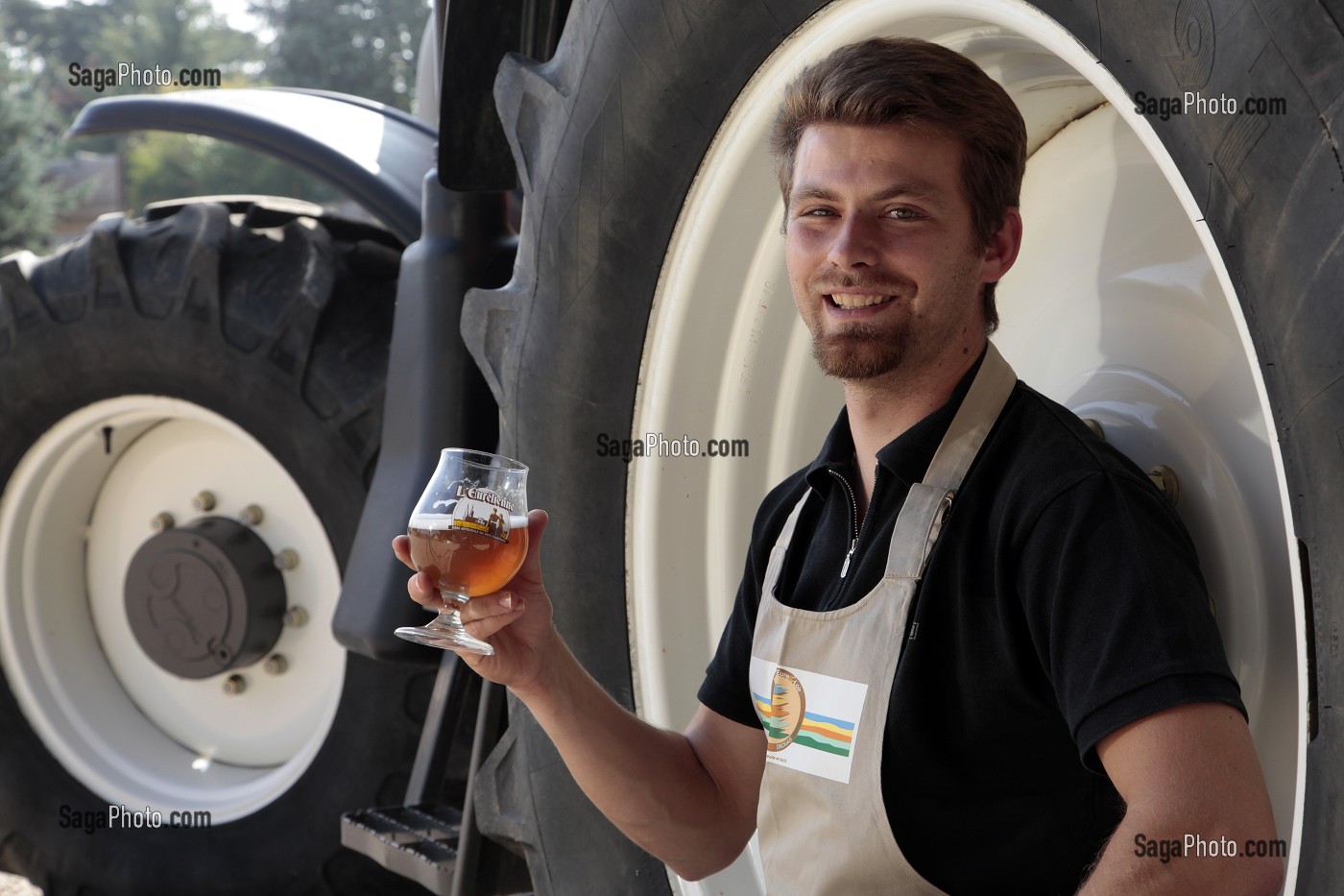 BRASSEUR VINCENT CROSNIER, BIERE L'EURELIENNE, BRASSERIE ARTISANALE DE CHANDRES, EURE-ET-LOIR (28), FRANCE 