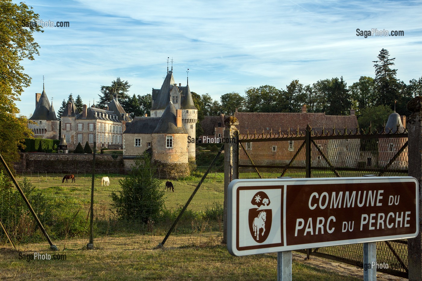 CHATEAU DE FRAZE, COMMUNE DU PARC DU PERCHE, EURE-ET-LOIR (28), FRANCE 