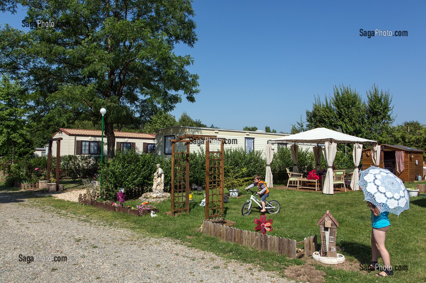 EMPLACEMENT POUR RESIDENCE SECONDAIRE A L'ANNEE, CAMPING DU PERCHE, FONTAINE-SIMON, EURE-ET-LOIR (28), FRANCE 