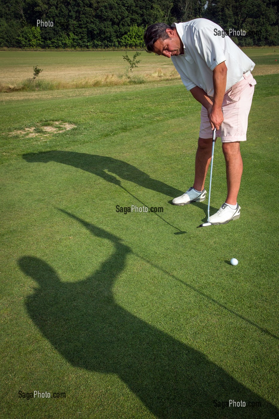 PUTTING SUR LE GREEN, GOLF DE CHARTRES, FONTENAY-SUR-EURE, EURE-ET-LOIR (28), FRANCE 