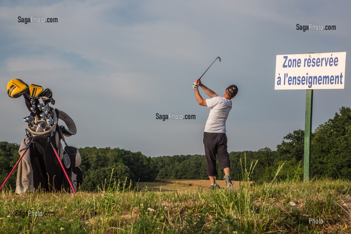 COURS ET ENTRAINEMENT, GOLF DE CHARTRES, FONTENAY-SUR-EURE, EURE-ET-LOIR (28), FRANCE 
