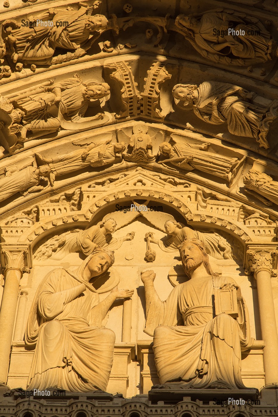 DETAIL DES SCULPTURES DU PORTAIL NORD DE LA CATHEDRALE NOTRE-DAME, CHARTRES, EURE-ET-LOIR (28), FRANCE 