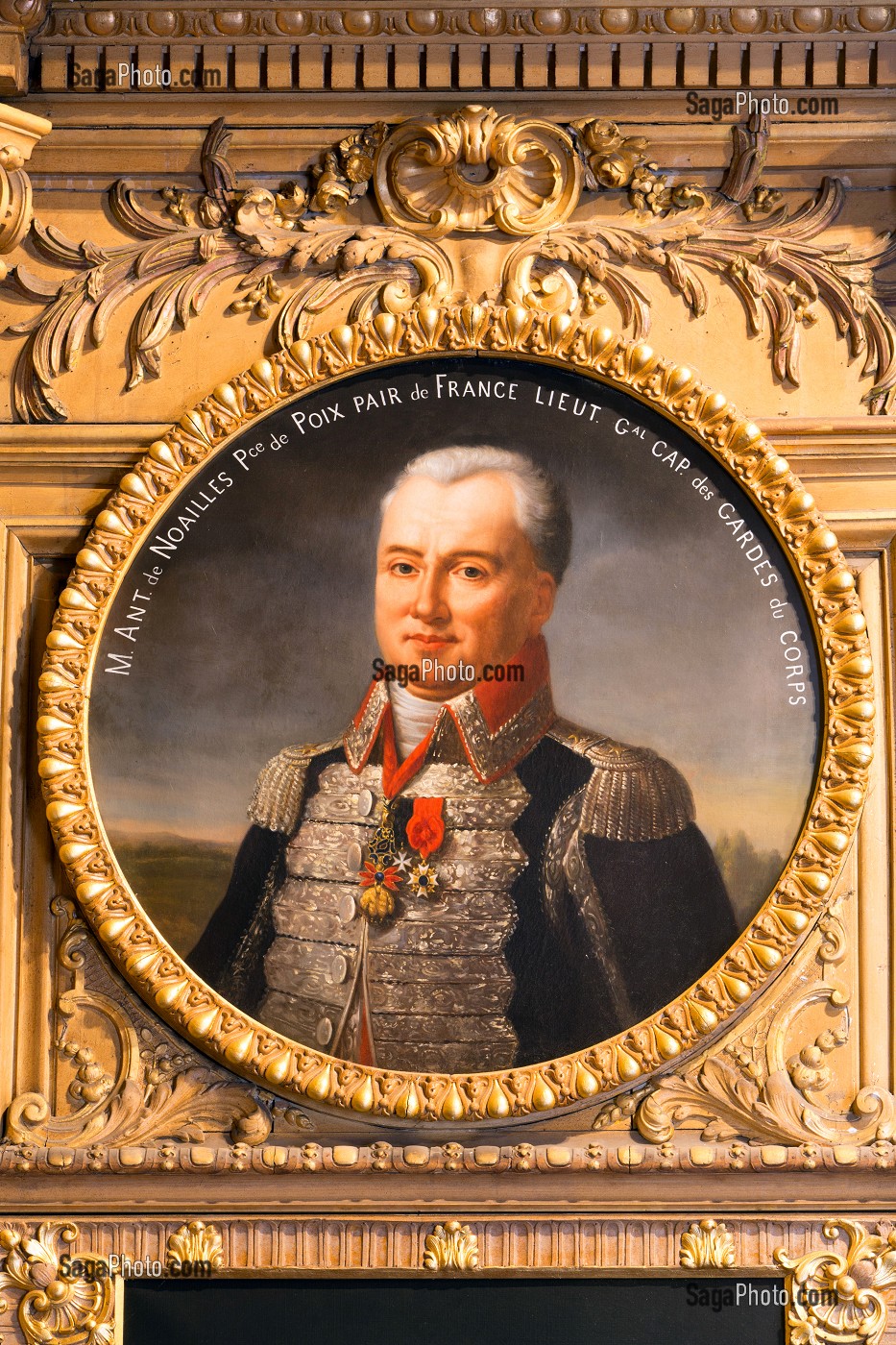 MARC-ANTOINE DE NOAILLES, PRINCE DE POIX, LA GRANDE GALERIE, CHATEAU DE MAINTENON, EURE-ET-LOIR, FRANCE 