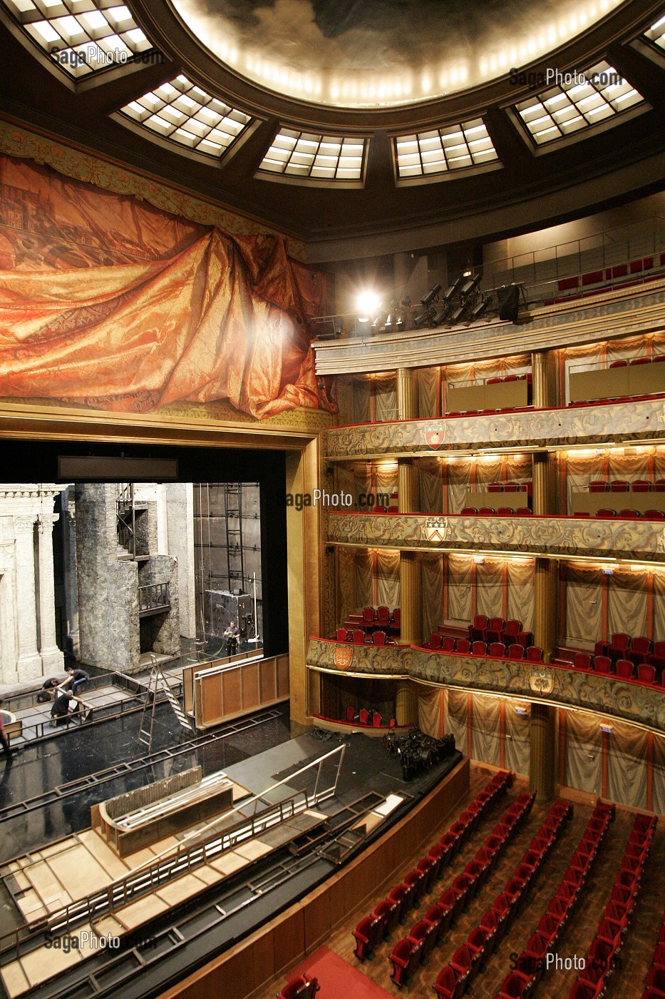 SALLE DE SPECTACLE, THEATRE DU CAPITOLE, VILLE DE TOULOUSE, HAUTE-GARONNE (31), FRANCE 