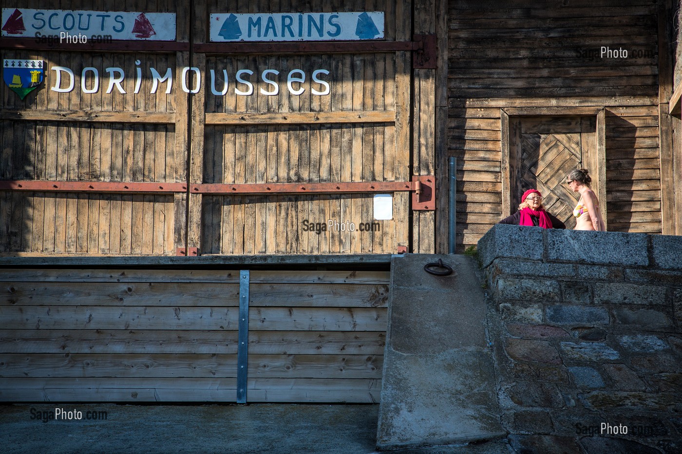LES SCOUTS MARINS, DORIMOUSSES, PORT DES BAS-SABLONS, CITE D'ALET, QUARTIER DE SAINT-SERVAN, SAINT-MALO, ILLE-ET-VILAINE (35), FRANCE 