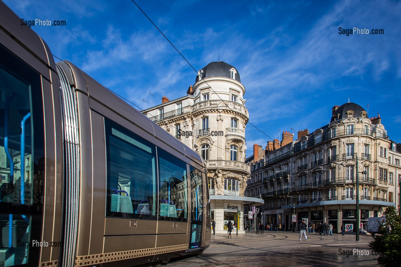 TRAMWAY TAO, PLACE DU MARTROI, ORLEANS, (45) LOIRET, CENTRE, FRANCE 