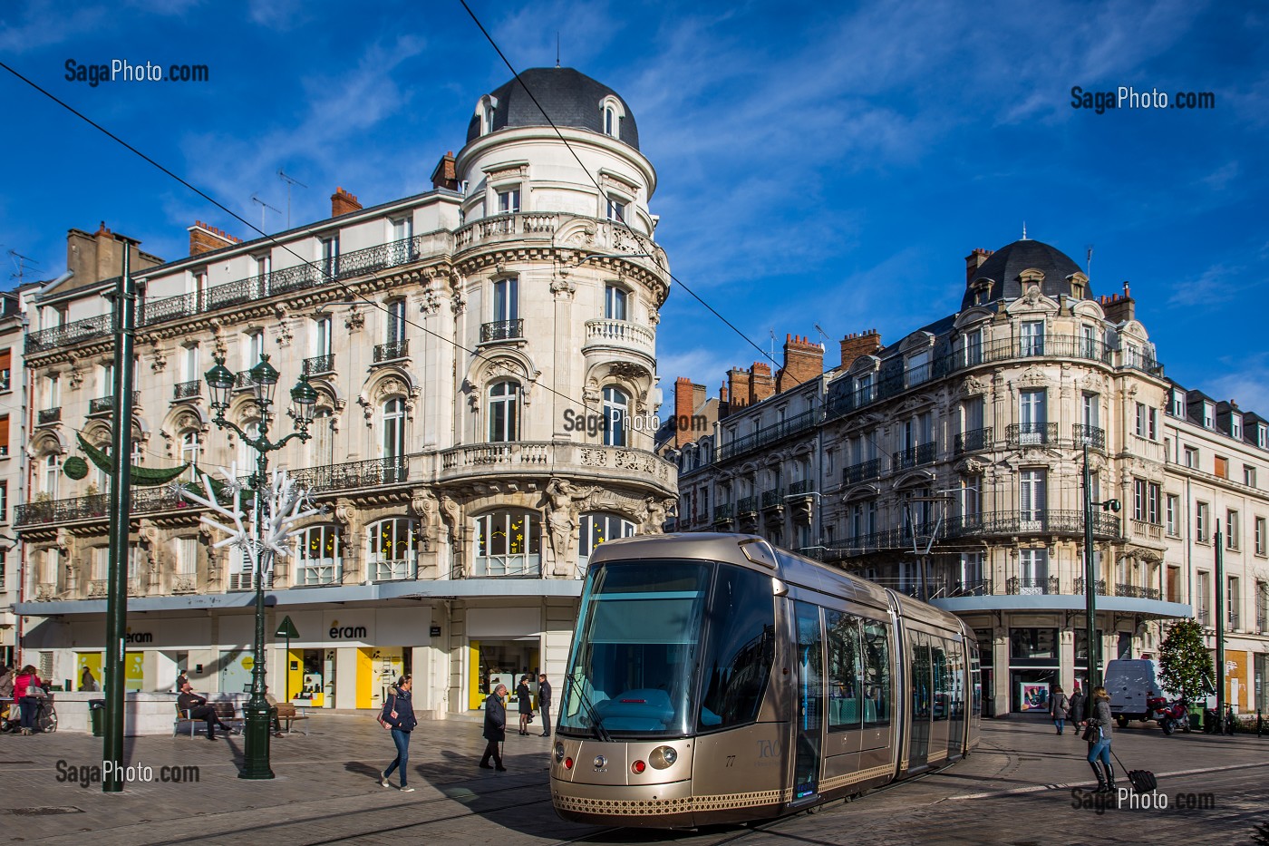 TRAMWAY TAO, PLACE DU MARTROI, ORLEANS, (45) LOIRET, CENTRE, FRANCE 