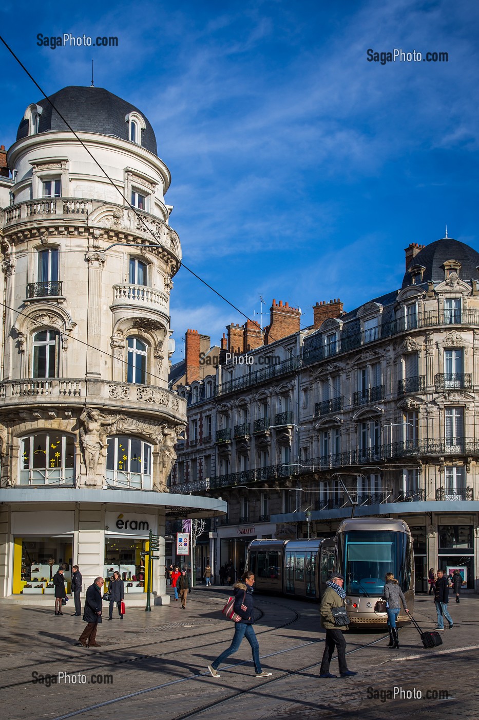 TRAMWAY TAO, PLACE DU MARTROI, ORLEANS, (45) LOIRET, CENTRE, FRANCE 