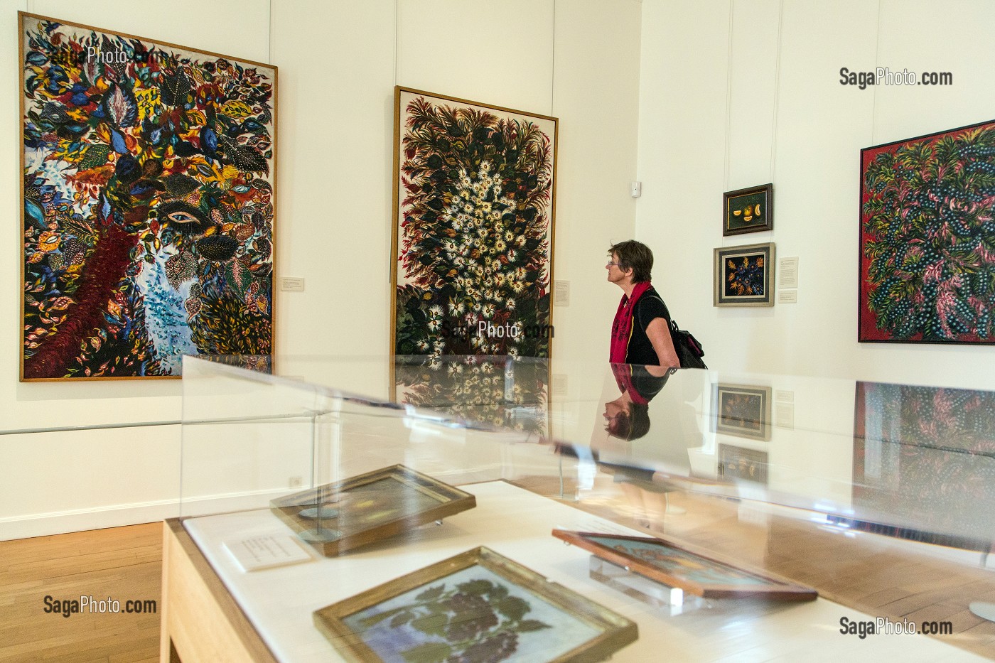 SALLE SERAPHINE LOUIS DITE SERAPHINE DE SENLIS (1864-1942), MUSEE D'ART ET D'ARCHEOLOGIE DE LA VILLE AMENAGE DANS L'ANCIEN PALAIS EPISCOPAL, SENLIS, OISE (60), FRANCE 