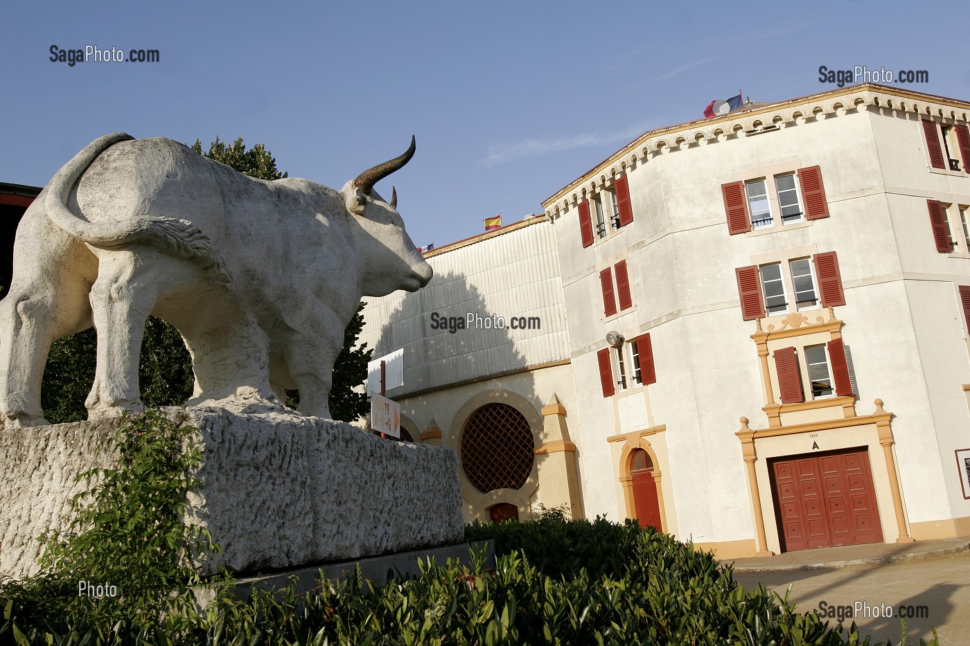 ARENES DE BAYONNE, TAUROMACHIE, PAYS BASQUE, COTE BASQUE, BAYONNE, PYRENEES ATLANTIQUES, (64), FRANCE 