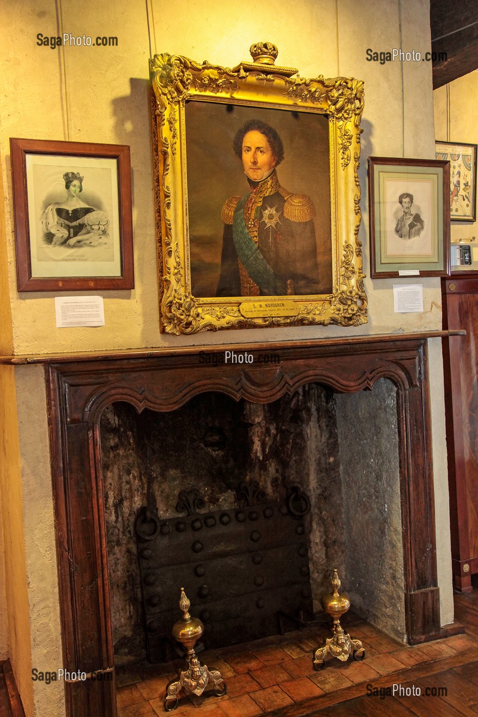 PORTRAIT DE JEAN-BAPTISTE JULES BERNADOTTE (1763-1844), HUILE SUR TOILE DE LOUIS FELIX AMIEL, MUSEE BERNADOTTE, PAU, PYRENEES ATLANTIQUES (64), AQUITAINE, FRANCE 