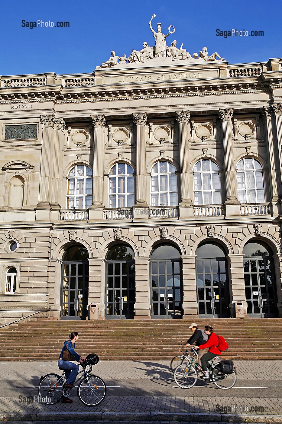PALAIS UNIVERSITAIRE, STRASBOURG, BAS RHIN (67), ALSACE, FRANCE, EUROPE 