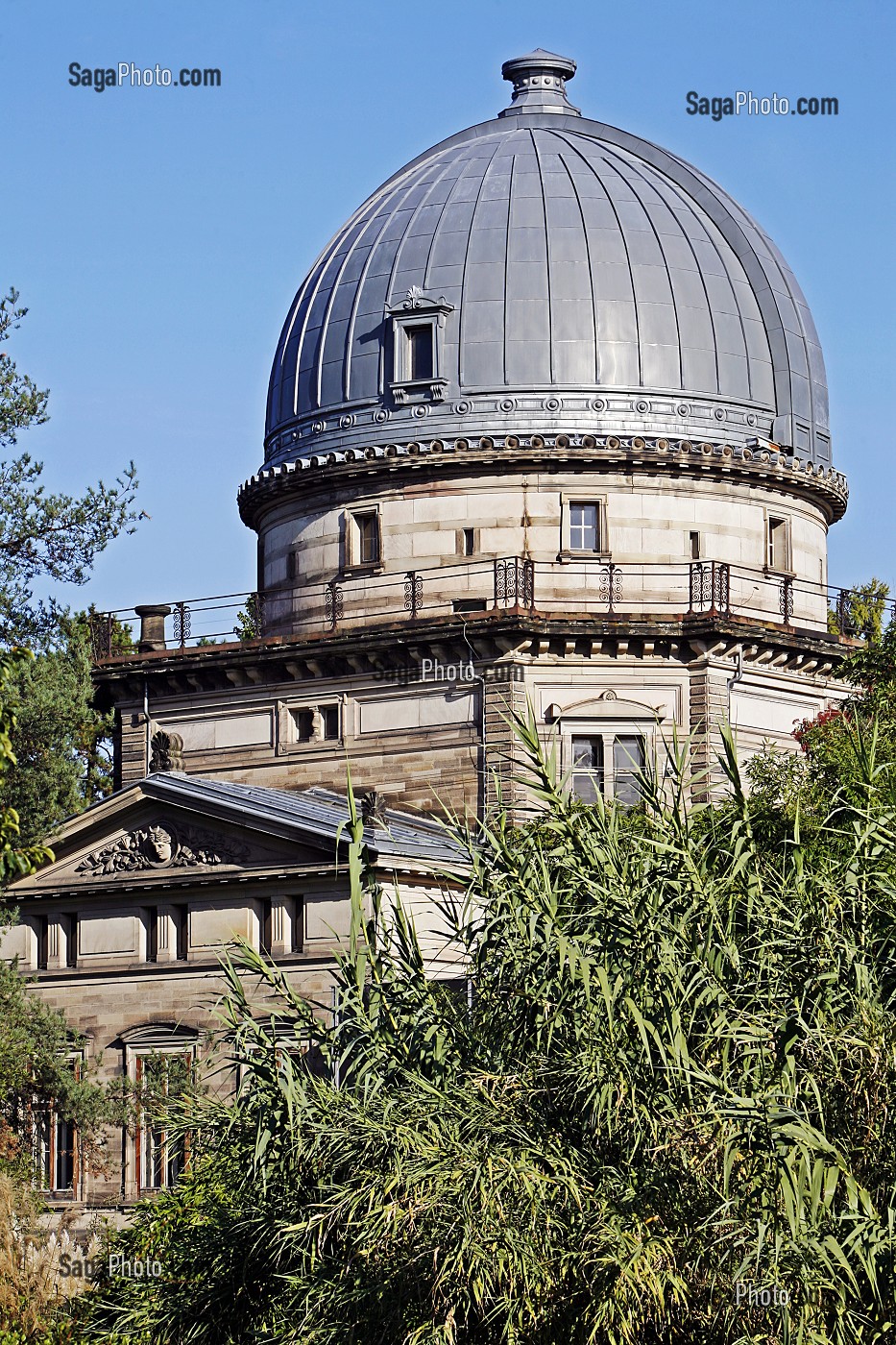 OBSERVATOIRE DE STRASBOURG, JARDIN BOTANIQUE, STRASBOURG, BAS RHIN (67), ALSACE, FRANCE, EUROPE 