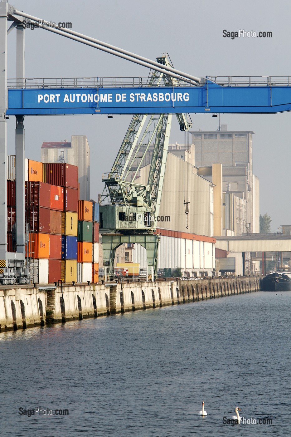 PORT AUTONOME DE STRASBOURG, STRASBOURG, BAS RHIN (67), ALSACE, FRANCE, EUROPE 