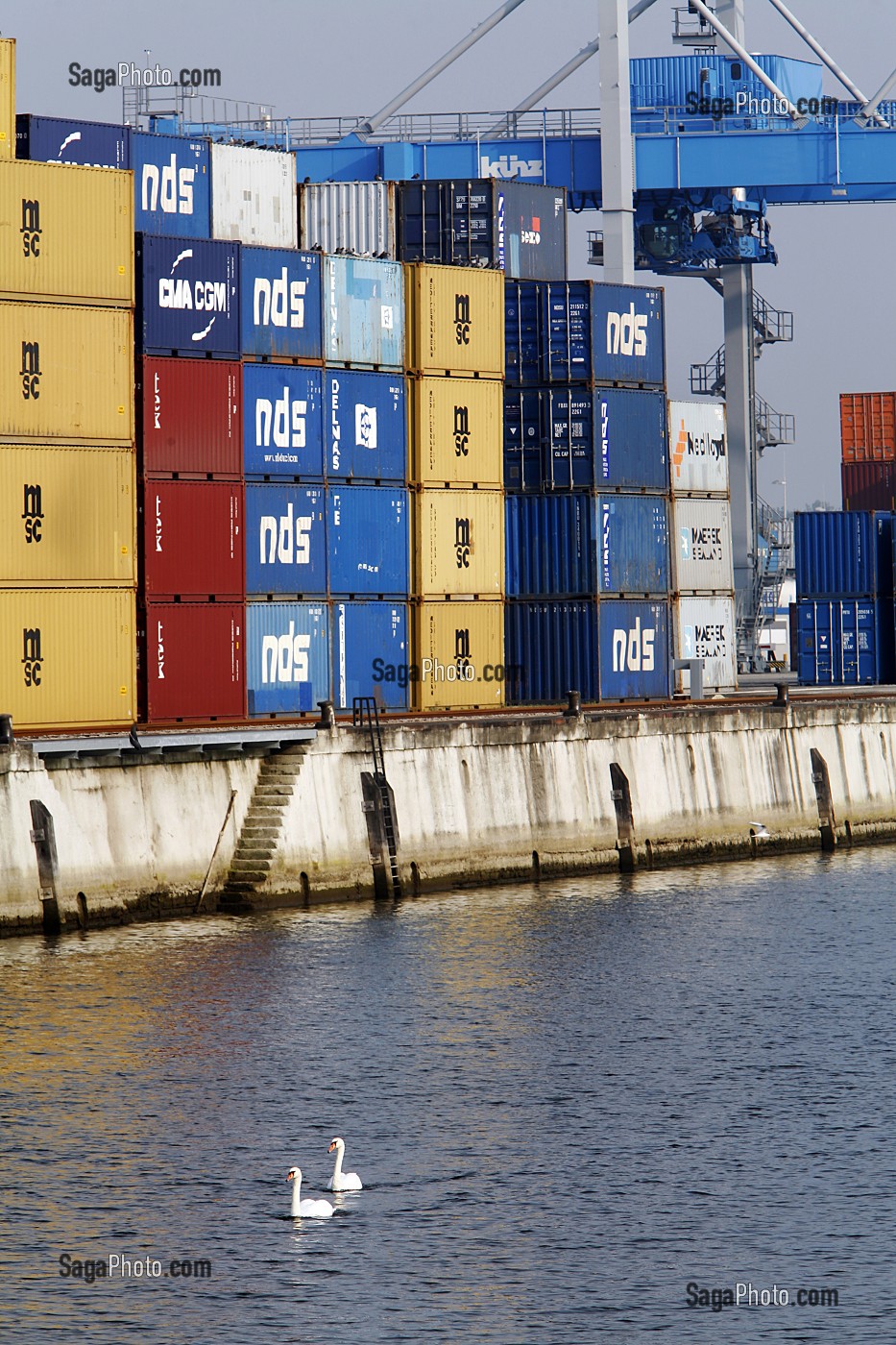 PORT AUTONOME DE STRASBOURG, STRASBOURG, BAS RHIN (67), ALSACE, FRANCE, EUROPE 