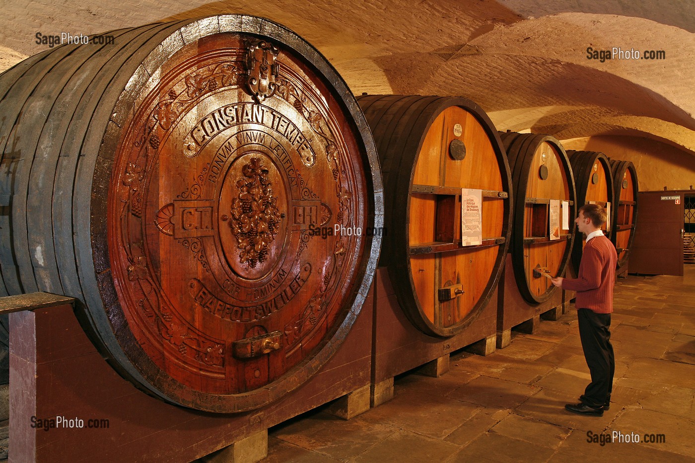 CAVE HISTORIQUE DES HOSPICES DE STRASBOURG, BAS-RHIN (67), ALSACE, FRANCE 