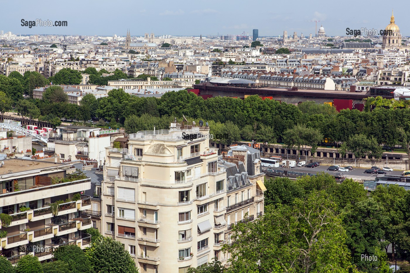 IMMEUBLES D'HABITATION AVEC VUE SUR LES INVALIDES ET NOTRE DAME, 16 EME ARRONDISSEMENT, PARIS (75), FRANCE 