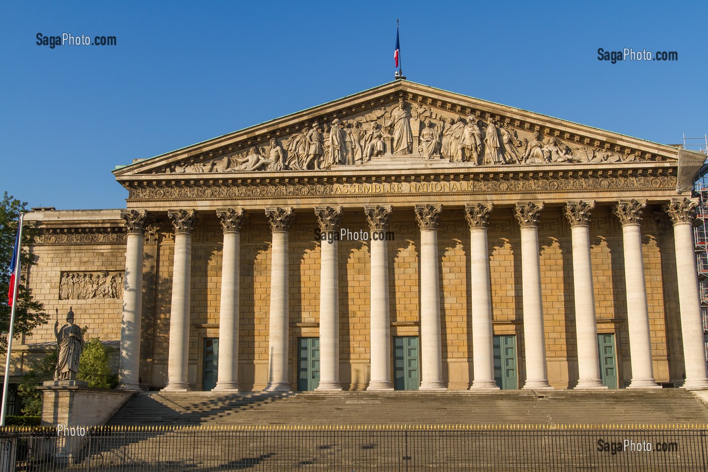 ASSEMBLEE NATIONALE, PALAIS BOURBON, CHAMBRE DES DEPUTES, 7 EME ARRONDISSEMENT, PARIS, FRANCE 
