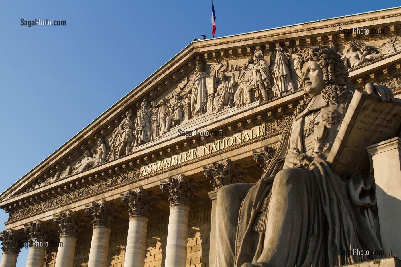 ASSEMBLEE NATIONALE, PALAIS BOURBON, CHAMBRE DES DEPUTES, 7 EME ARRONDISSEMENT, PARIS, FRANCE 