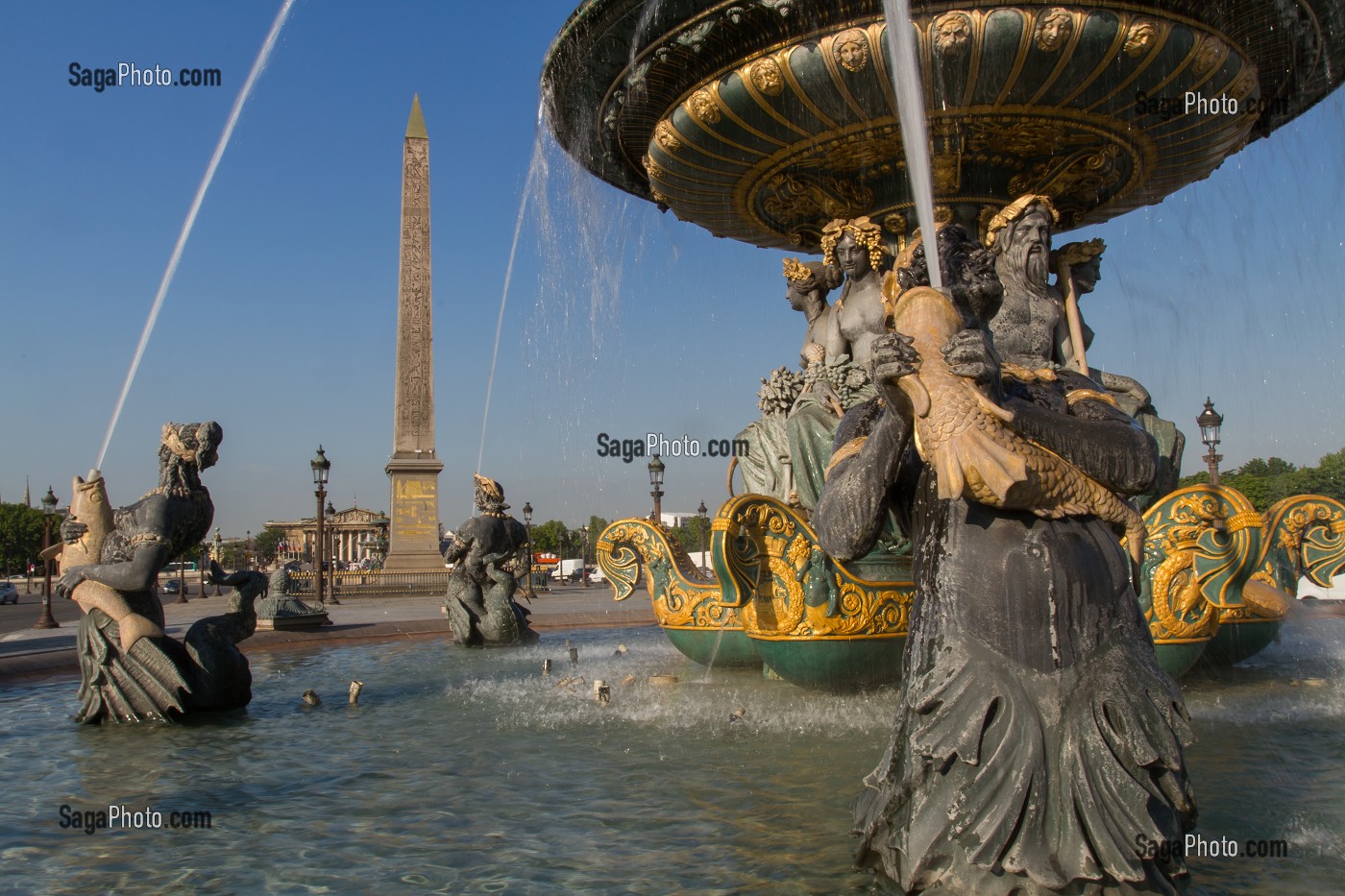 FONTAINE DES FLEUVES, PLACE DE LA CONCORDE, 7 EME ARRONDISSEMENT, PARIS, FRANCE 