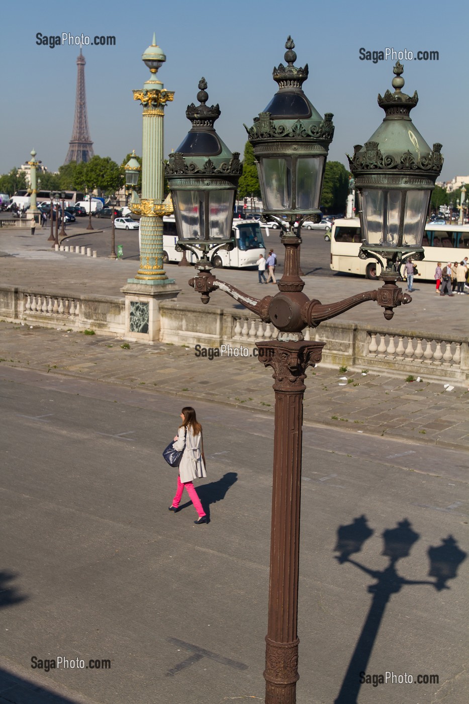 PLACE DE LA CONCORDE VUE DU JARDIN DES TUILERIES, 7 EME ARRONDISSEMENT, PARIS, FRANCE 