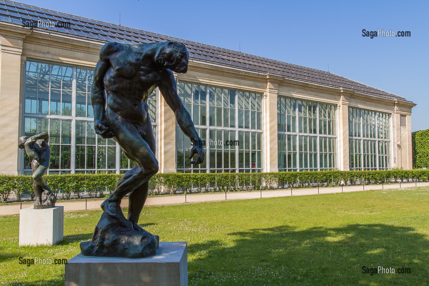 STATUE DE LA PORTE DE L'ENFER, RODIN, MUSEE DE L'ORANGERIE, JARDIN DES TUILERIES, 1ER ARRONDISSEMENT, PARIS, FRANCE 