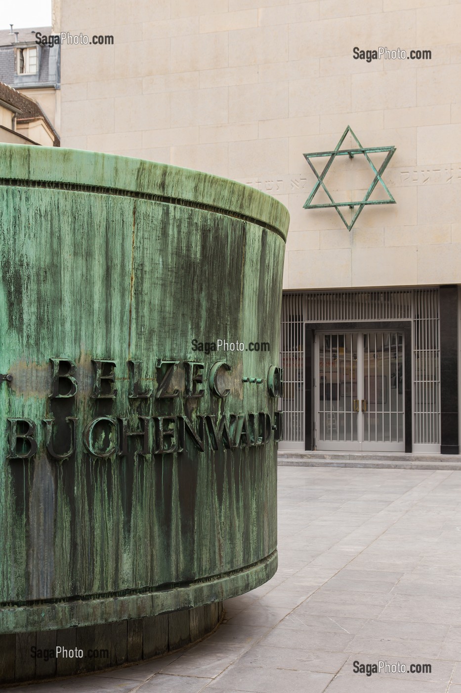 LE MEMORIAL DE LA SHOAH EST UN MUSEE CONSACRE A L'HISTOIRE DU GENOCIDE JUIF DURANT LA SECONDE GUERRE MONDIALE, 4EME ARRONDISSEMENT, PARIS (75), ILE-DE-FRANCE, FRANCE 