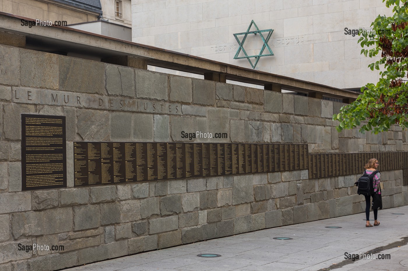 LE MEMORIAL DE LA SHOAH EST UN MUSEE CONSACRE A L'HISTOIRE DU GENOCIDE JUIF DURANT LA SECONDE GUERRE MONDIALE, PARIS (75), ILE-DE-FRANCE, FRANCE 