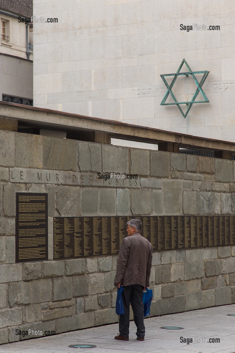 LE MEMORIAL DE LA SHOAH EST UN MUSEE CONSACRE A L'HISTOIRE DU GENOCIDE JUIF DURANT LA SECONDE GUERRE MONDIALE, PARIS (75), ILE-DE-FRANCE, FRANCE 